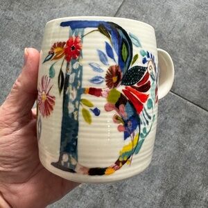 Anthropologie “B” Mug